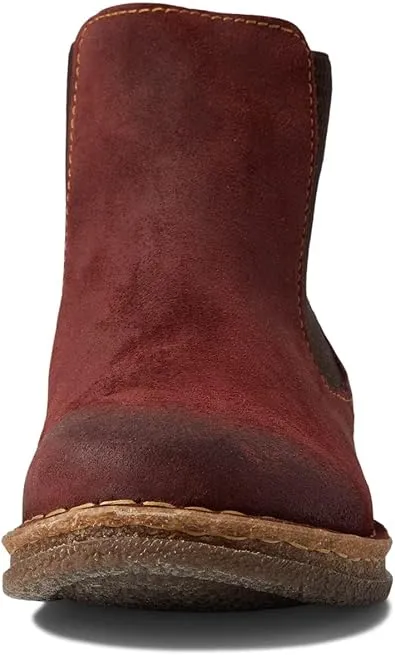 Born Women's Faline - Dark Red Suede Ladies Boots