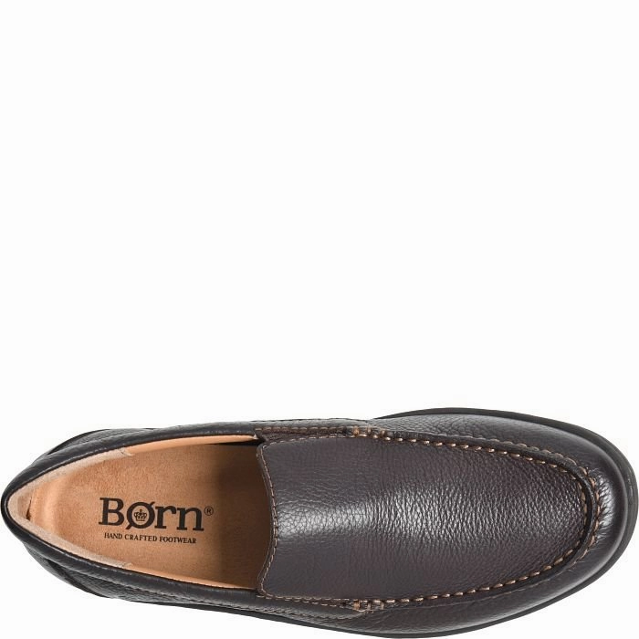 Summer Walk Loafers Born Men's Brompton II - Dark Mahogany (Brown)