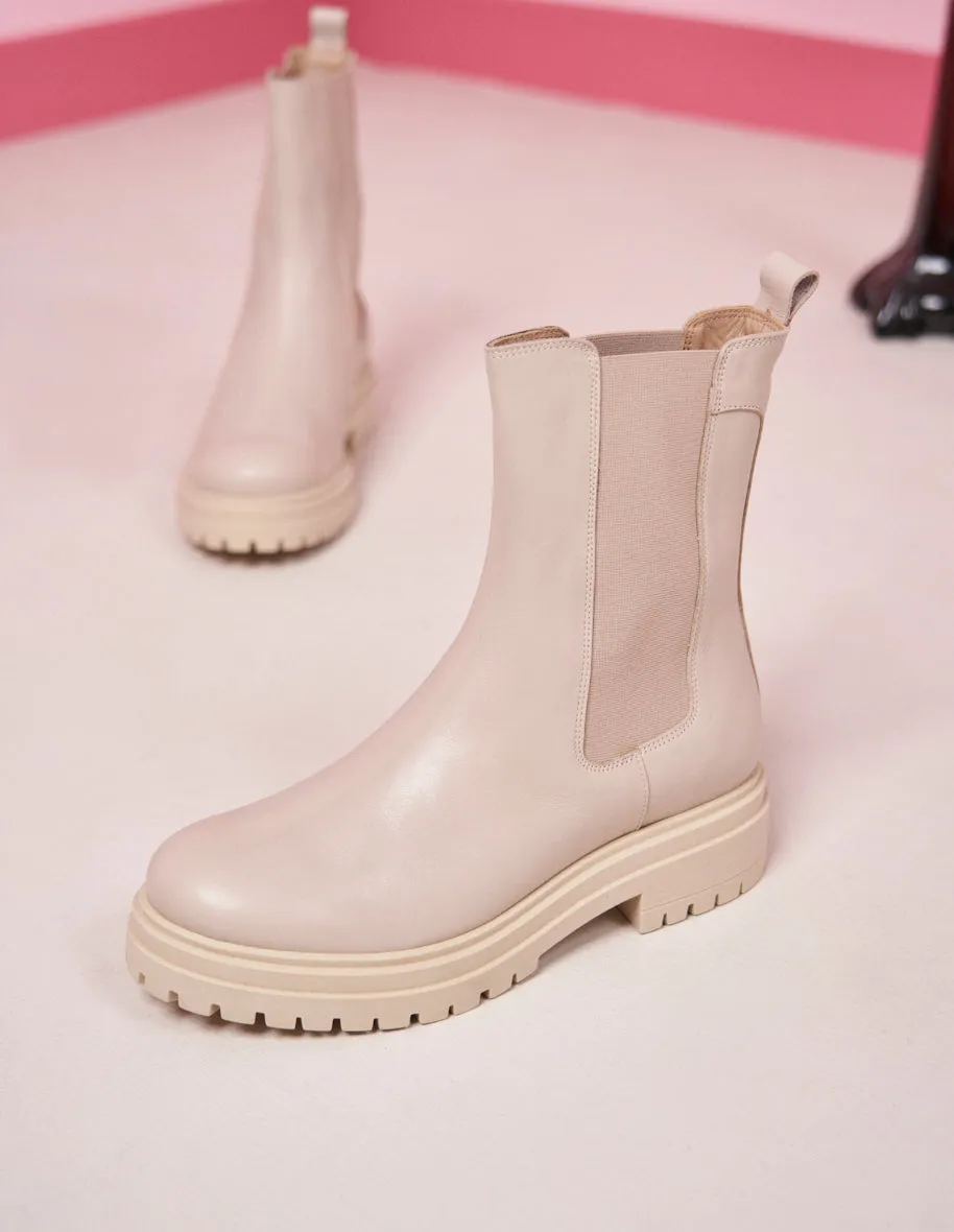 Report Boots Bottines Amlie - Cuir crme