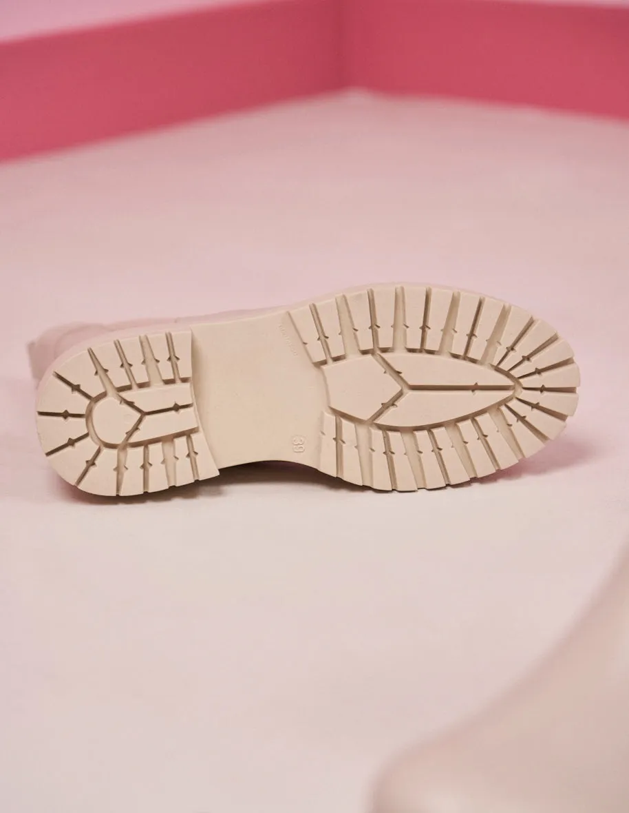 Bottines Amlie - Cuir crme Boots Stores