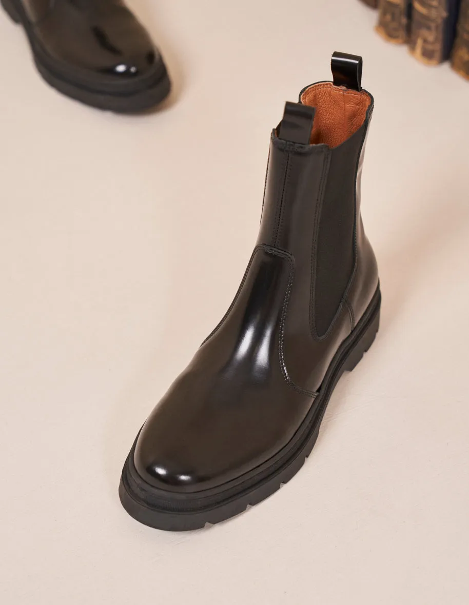 Bottines Thomas - Cuir box noir Carhartt Work Boots