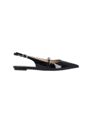 Best Insoles Flat Shoes Emilia" Slingback Mules ?C Black