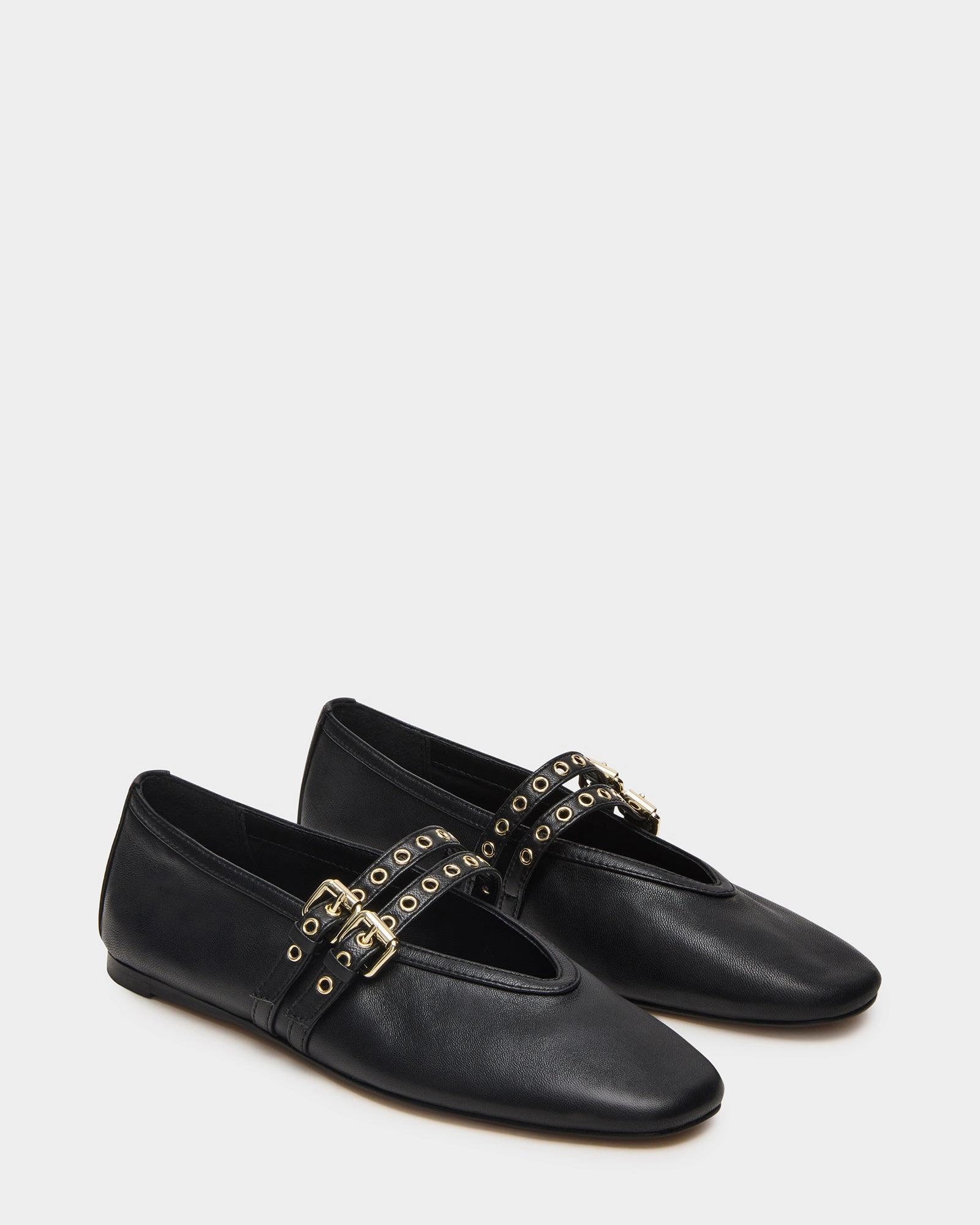 Loafers Cranberry LYDIA BLACK LEATHER