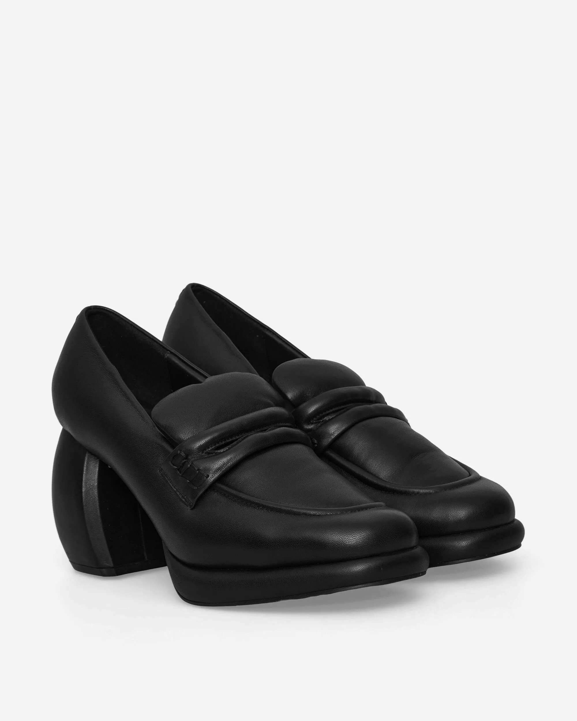 Penny Loafers With Penny In Them Women's Martine Rose Leather Loafers Black