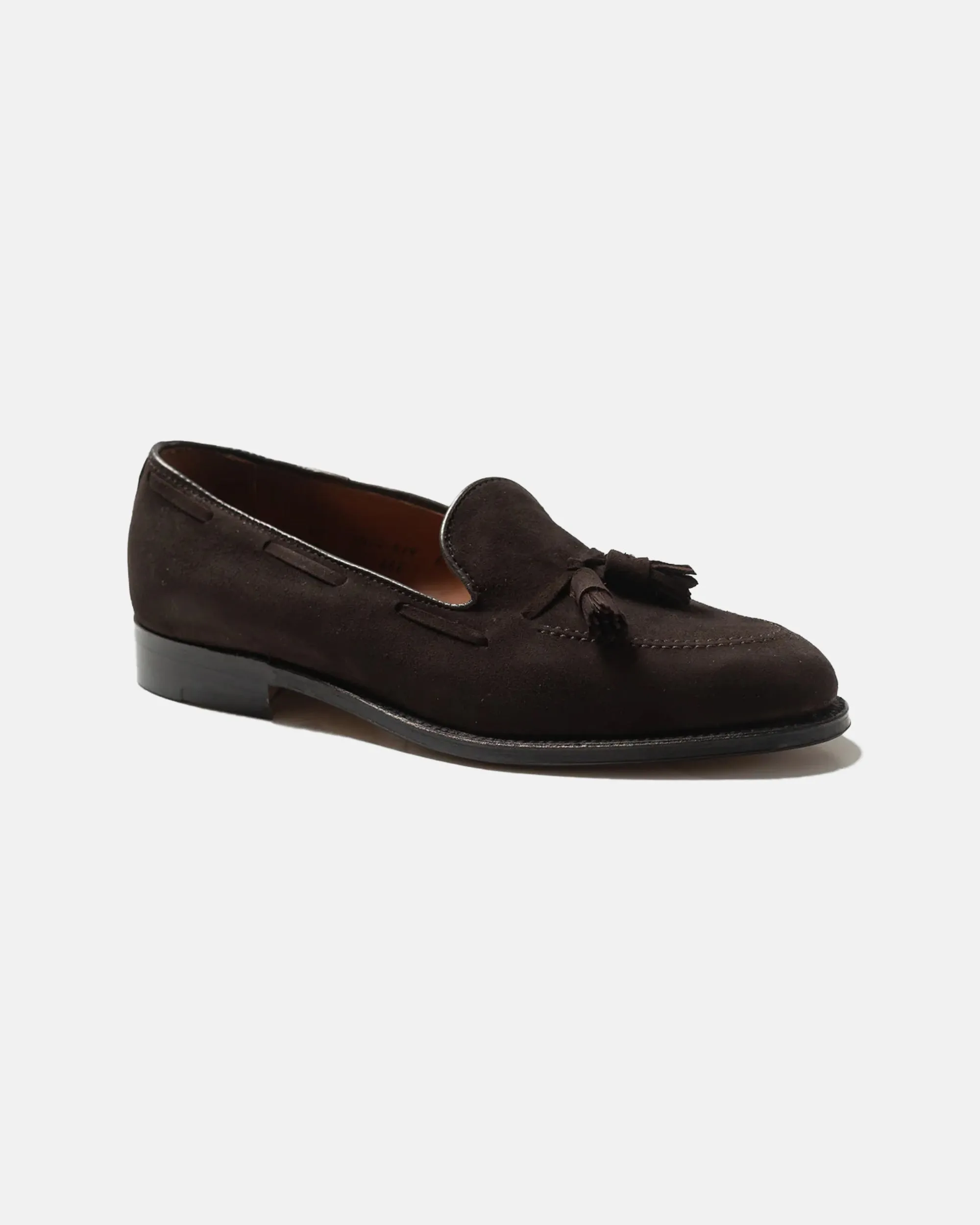 Loafers 90s Made-in-America Mocha Suede Tassel Loafer