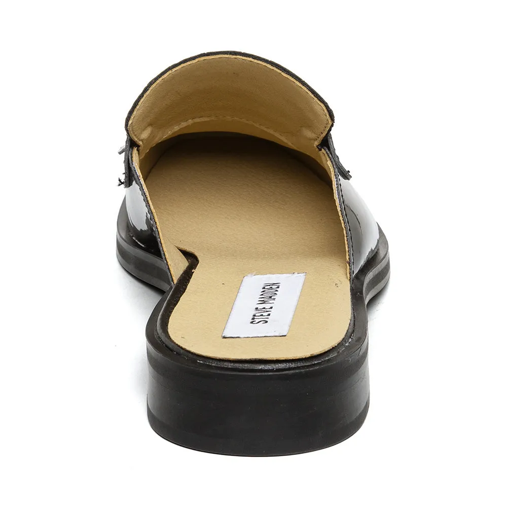 Comfy Shoes For Flat Feet Nanette Flat Shoe BLK PATENT