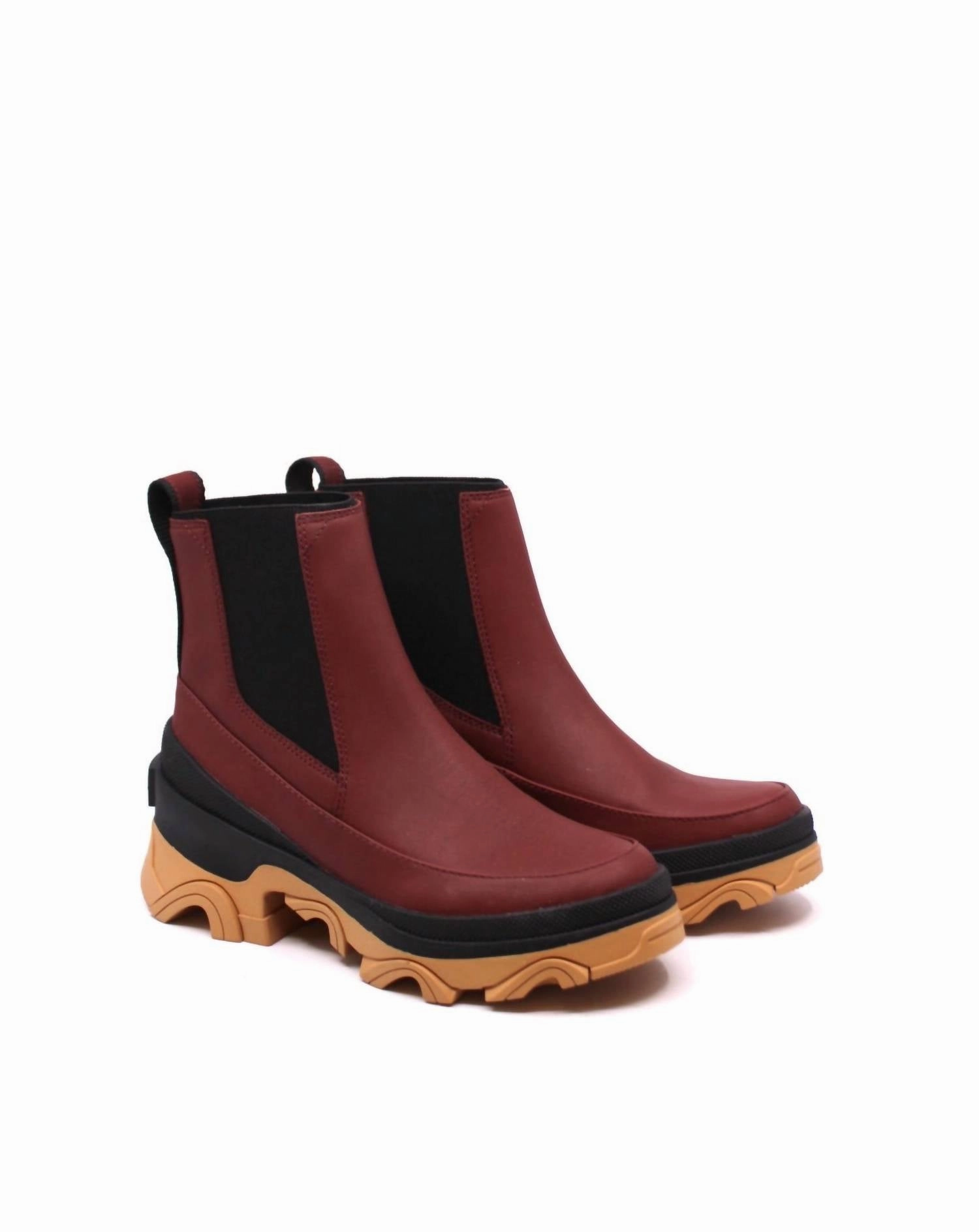 Waterproof Motorcycle Boots Brex Chelsea Boot In Spice/black