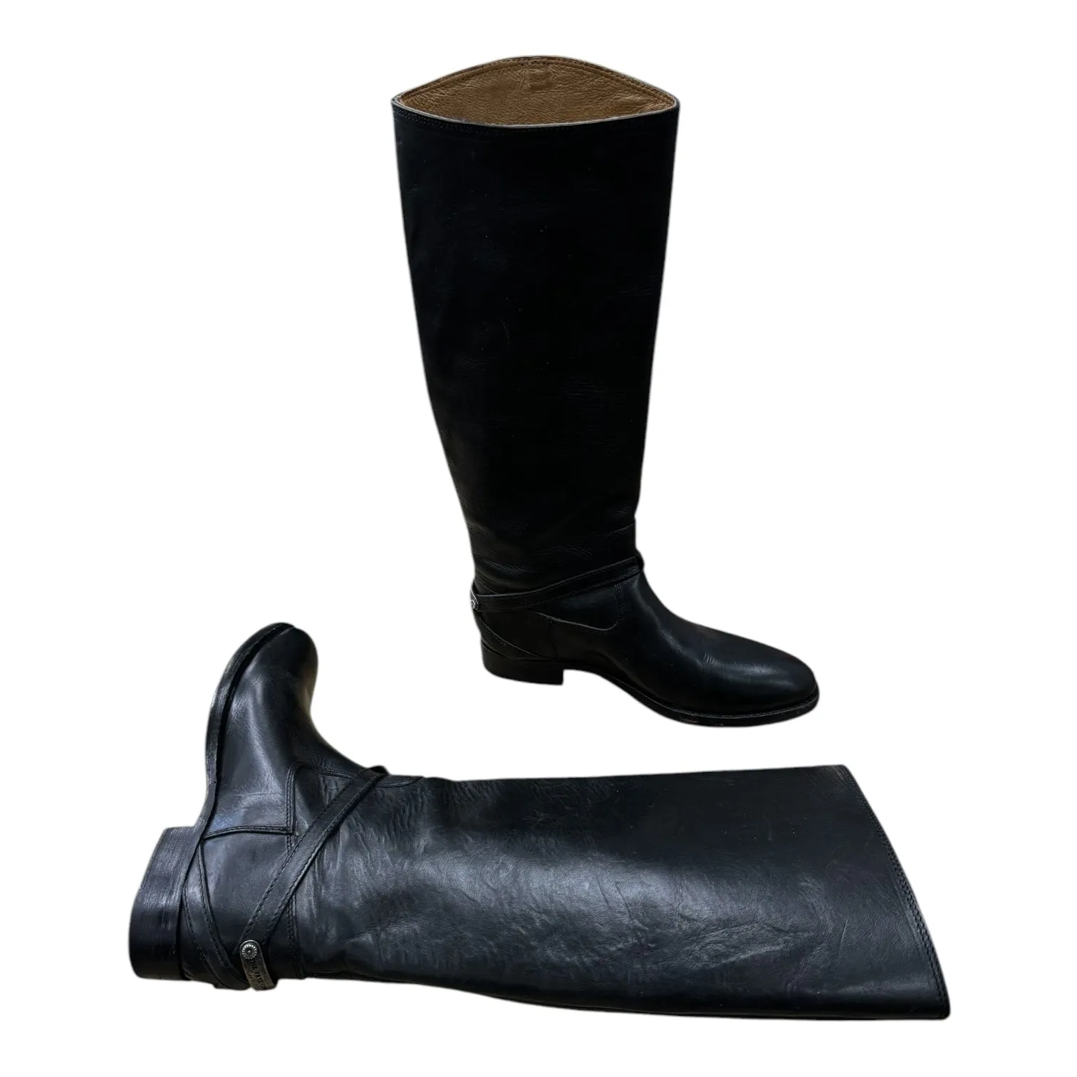 Boots Designer By Frye In Black, Size: 6 Cheap Western Boots