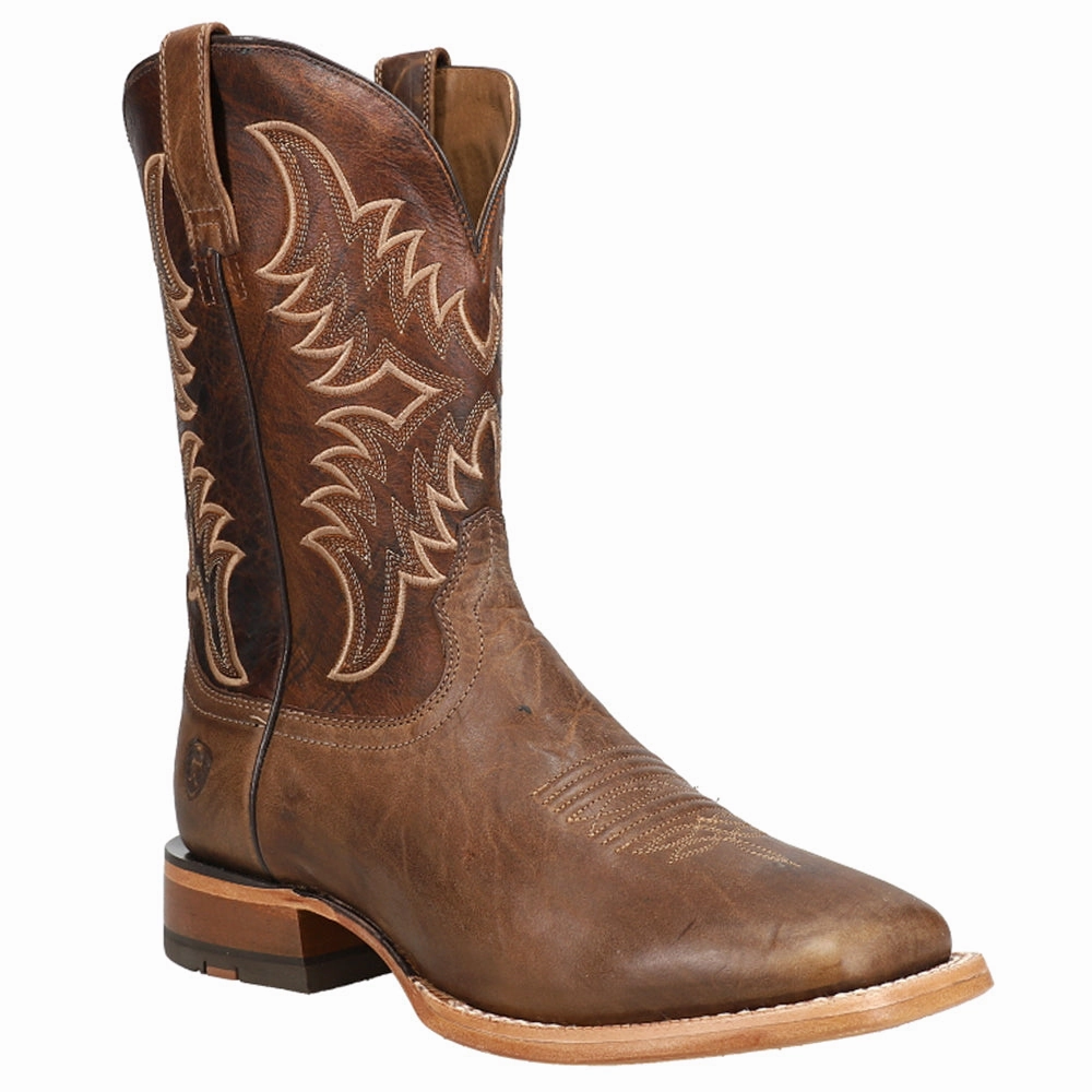 Point Ryder Embroidered Square Toe Cowboy Boots Diamond Cowboy Boots