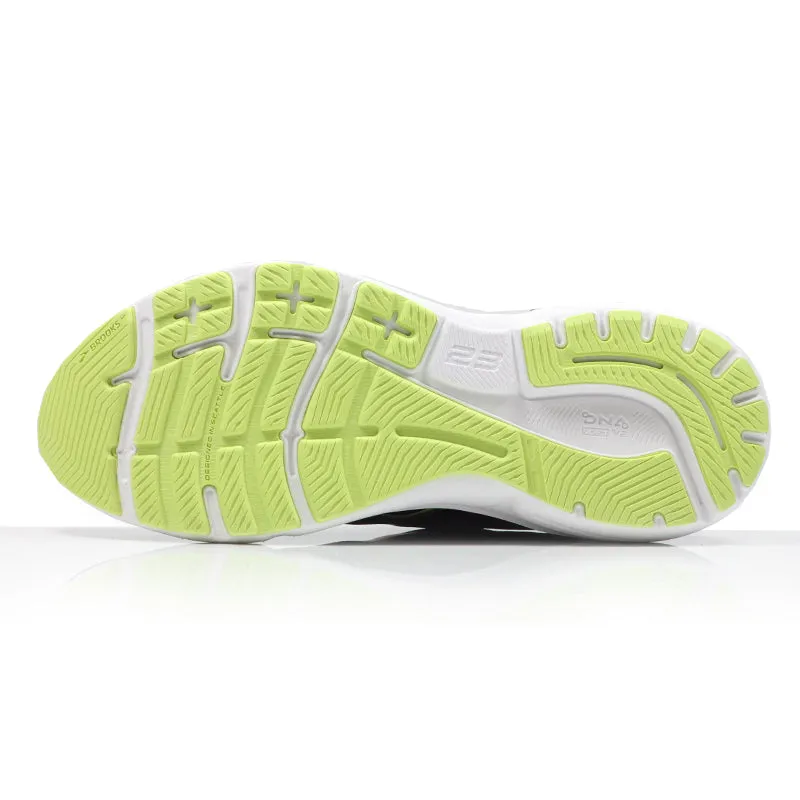 Foot Shape Running Shoes Brooks Adrenaline GTS 23 Women's Running Shoe - Black/Gunmetal/Sharp Green