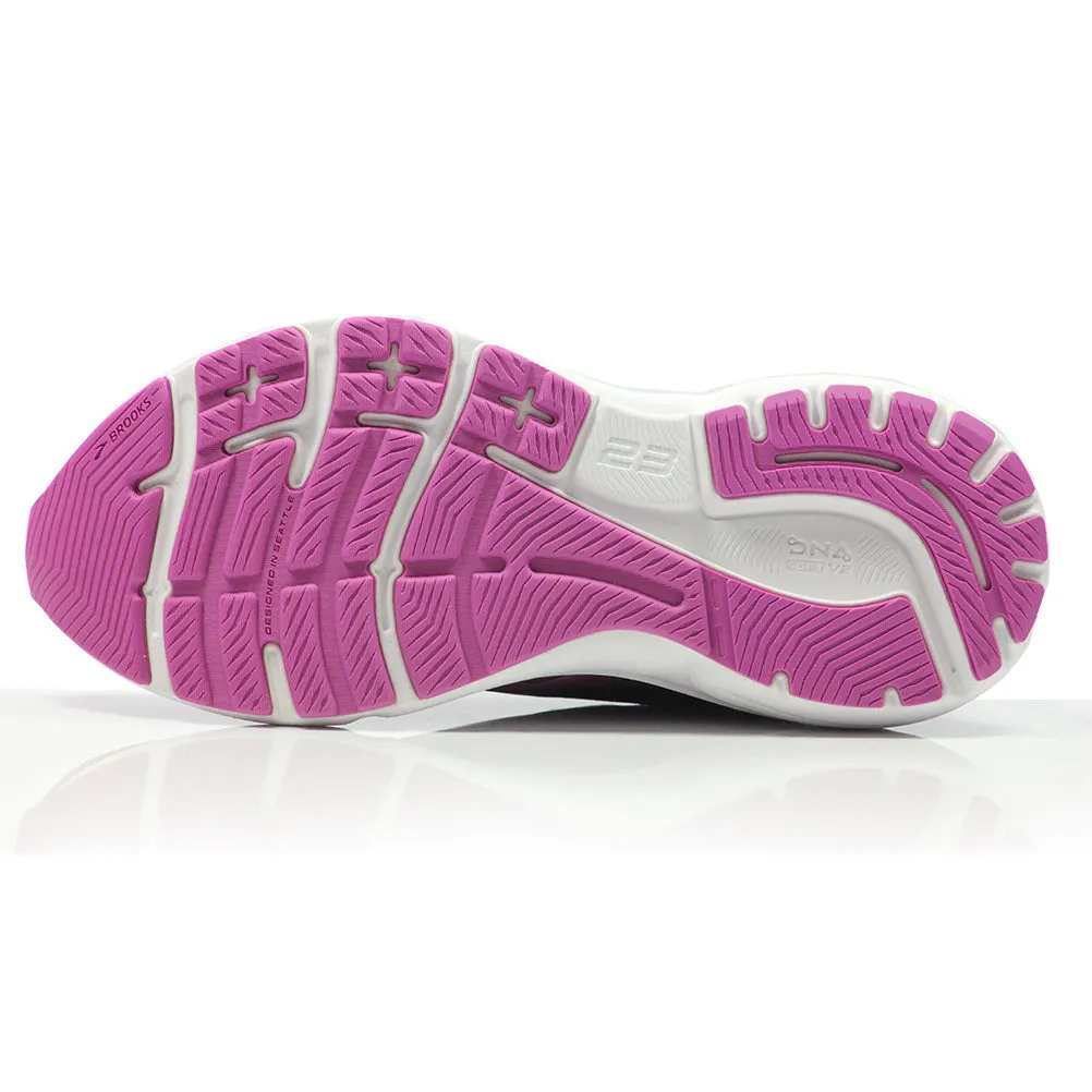 Brooks Adrenaline GTS 23 Women's Running Shoe - Orchid/Black/Purple Arch Support Running Shoe