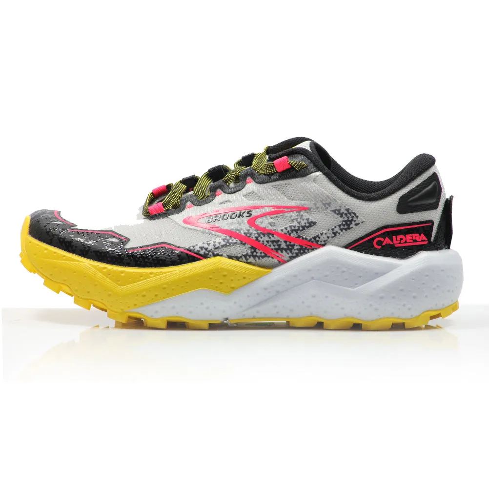 Brooks Caldera 7 Women's Trail Shoe - Lunar Rock/Lemon Chrome/Black Sprint Running Shoes