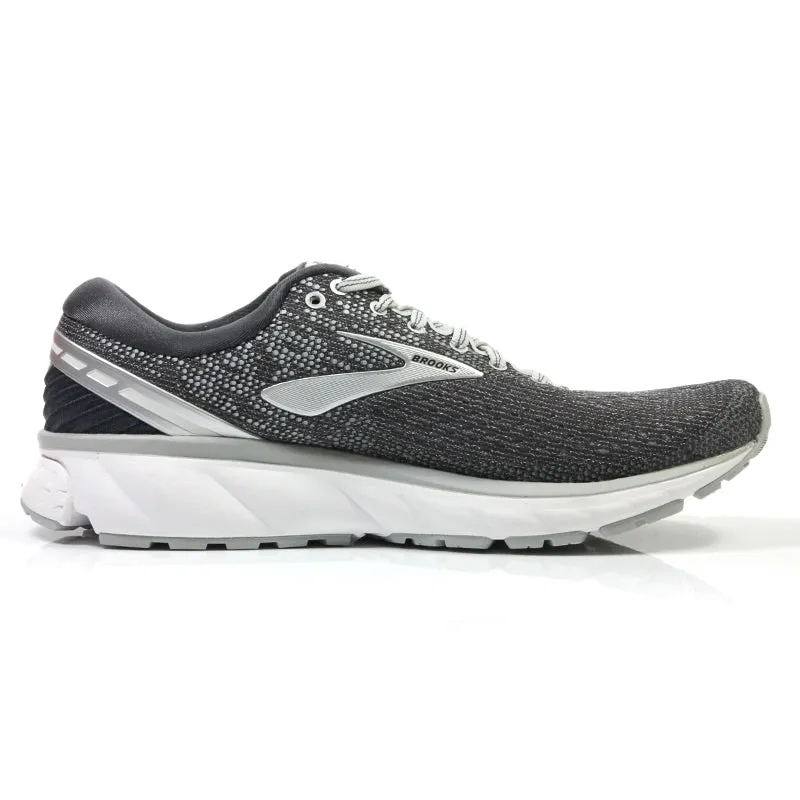 Brooks Ghost 11 Women's Running Shoe - Ebony/Grey/Silver Running Shoes Boston