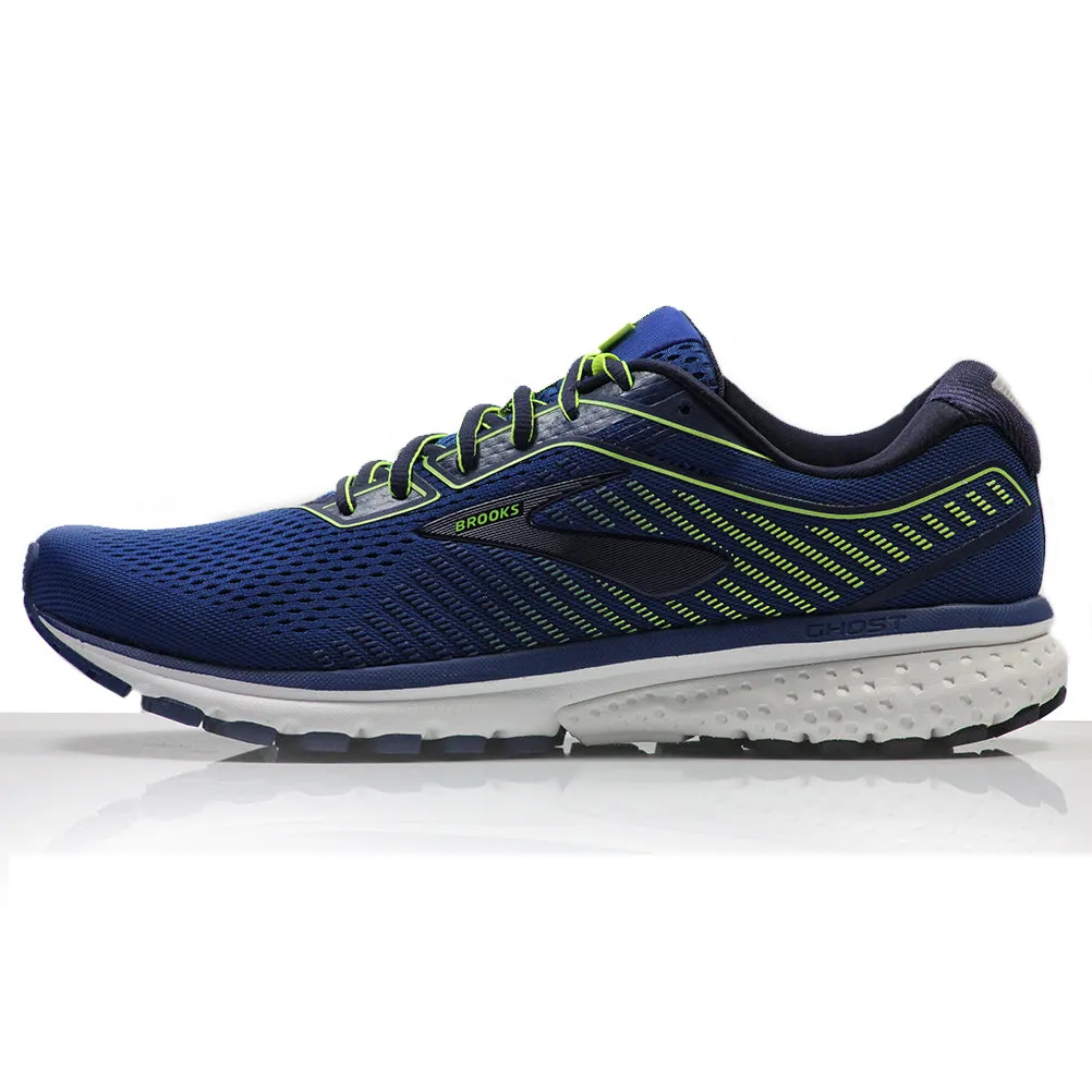 Brooks Ghost 12 Men's Running Shoe - Blue/Navy/Nightlife Running Shoes Good Support