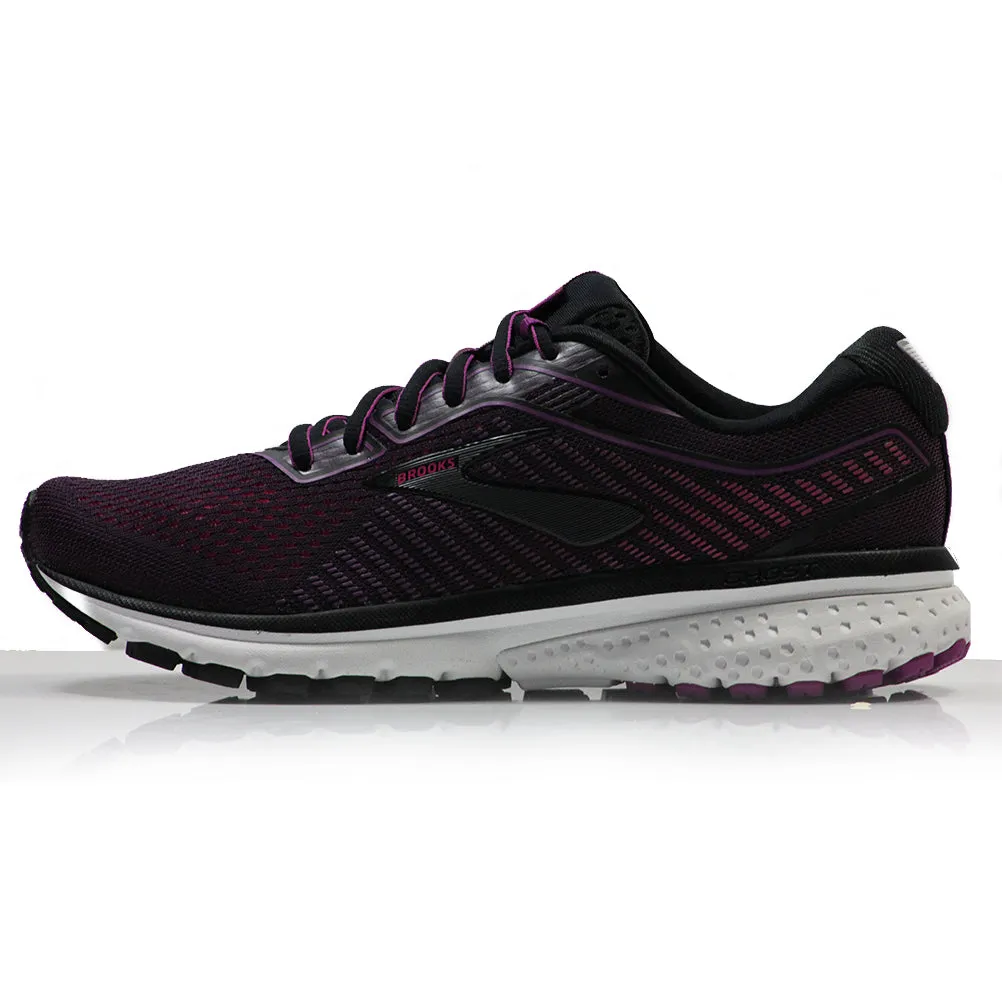 Best Running Shoes Wirecutter Brooks Ghost 12 Women's Running Shoe - Black/Hollyhock/Pink