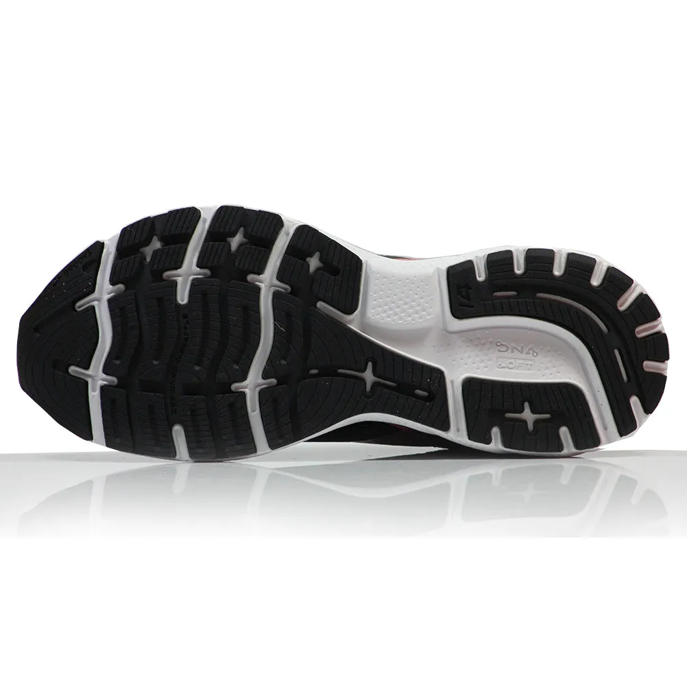 Best Minimal Shoes For Running Brooks Ghost 14 Women's Wide Fit Running Shoe - Black/Coral/White