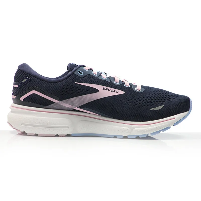 Brooks Ghost 15 Women's Running Shoe - Peacoat/Pink/Open Air Running Shoes Platform
