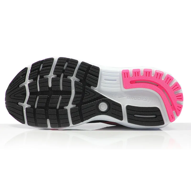 Best Shoes For Underpronation Running Brooks Ghost 16 Men's Running Shoe - Black/Mandarin Red/Green