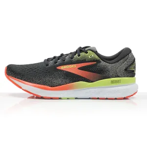 Running Shoes Mizuno Brooks Ghost 16 Men's Running Shoe - Black/Mandarin Red/Green