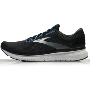 Brooks Glycerin 18 Men's Running Shoe - Black/Atomic Blue Running Shoes With Low Heel Drop