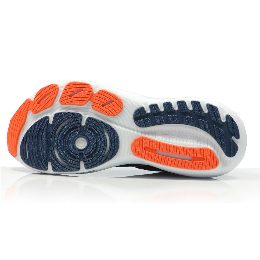 Best Gore Tex Trail Running Shoes Brooks Glycerin GTS 21 Men's Running Shoe - Blue Opal/Black/Nasturtium