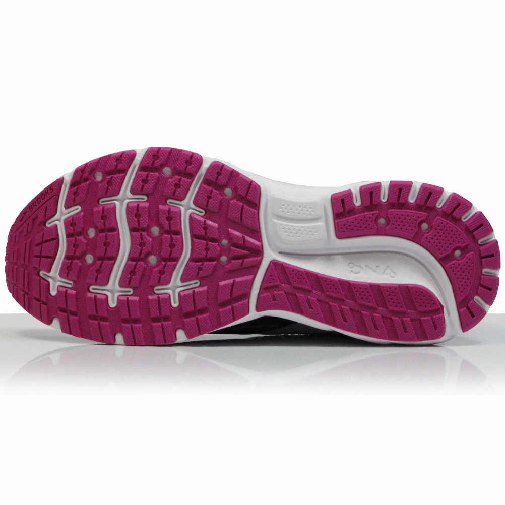 Brooks Trace 2 Women's Running Shoe - Black/Festival Fuchsia/Pink Flambe Waffle Debut Running Shoe