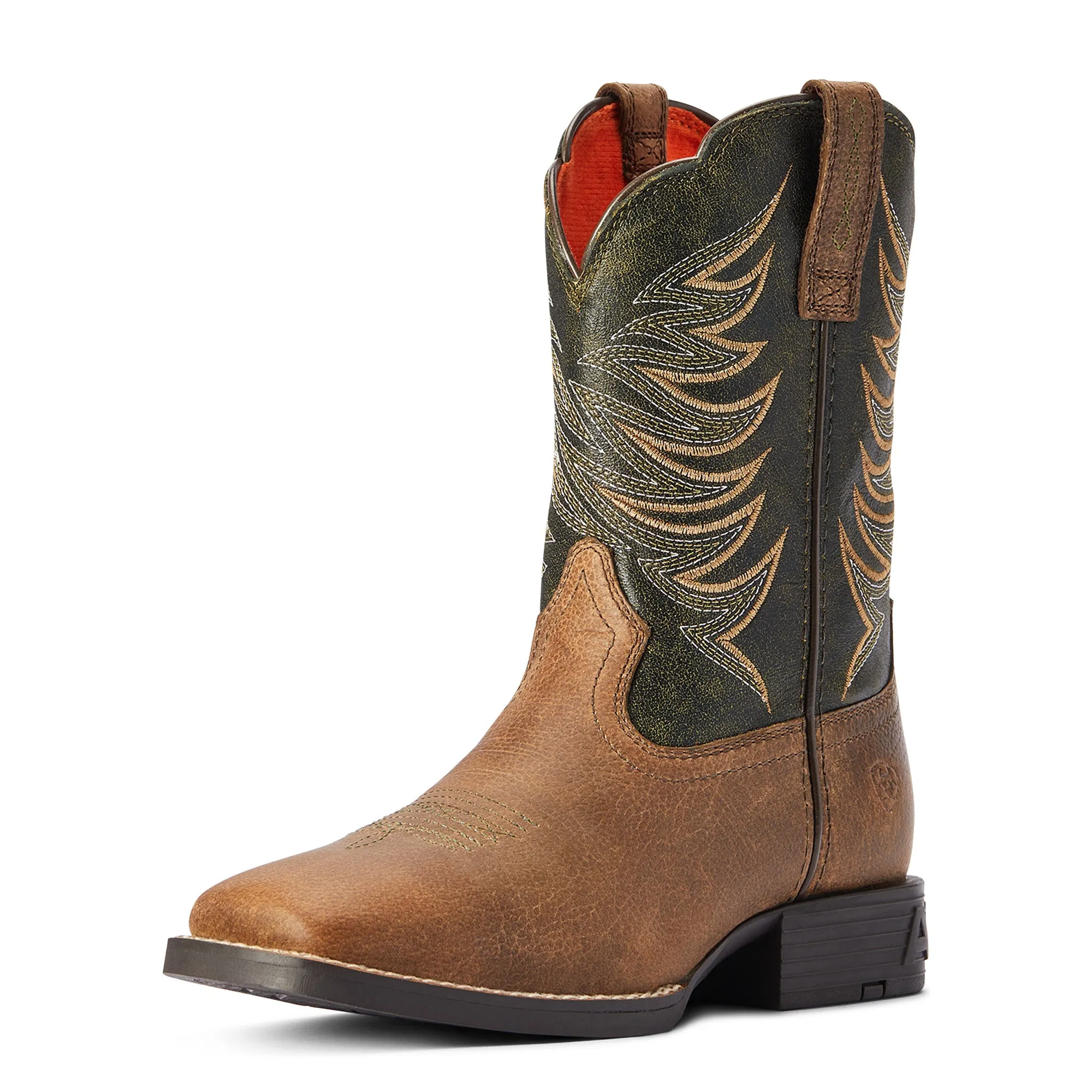 Boots Casual Ariat Youth Boy's Firecatcher Distressed Brown Western Boots 10042414