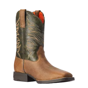 Ariat Youth Boy's Firecatcher Distressed Brown Western Boots 10042414 Boa Snowmobile Boots