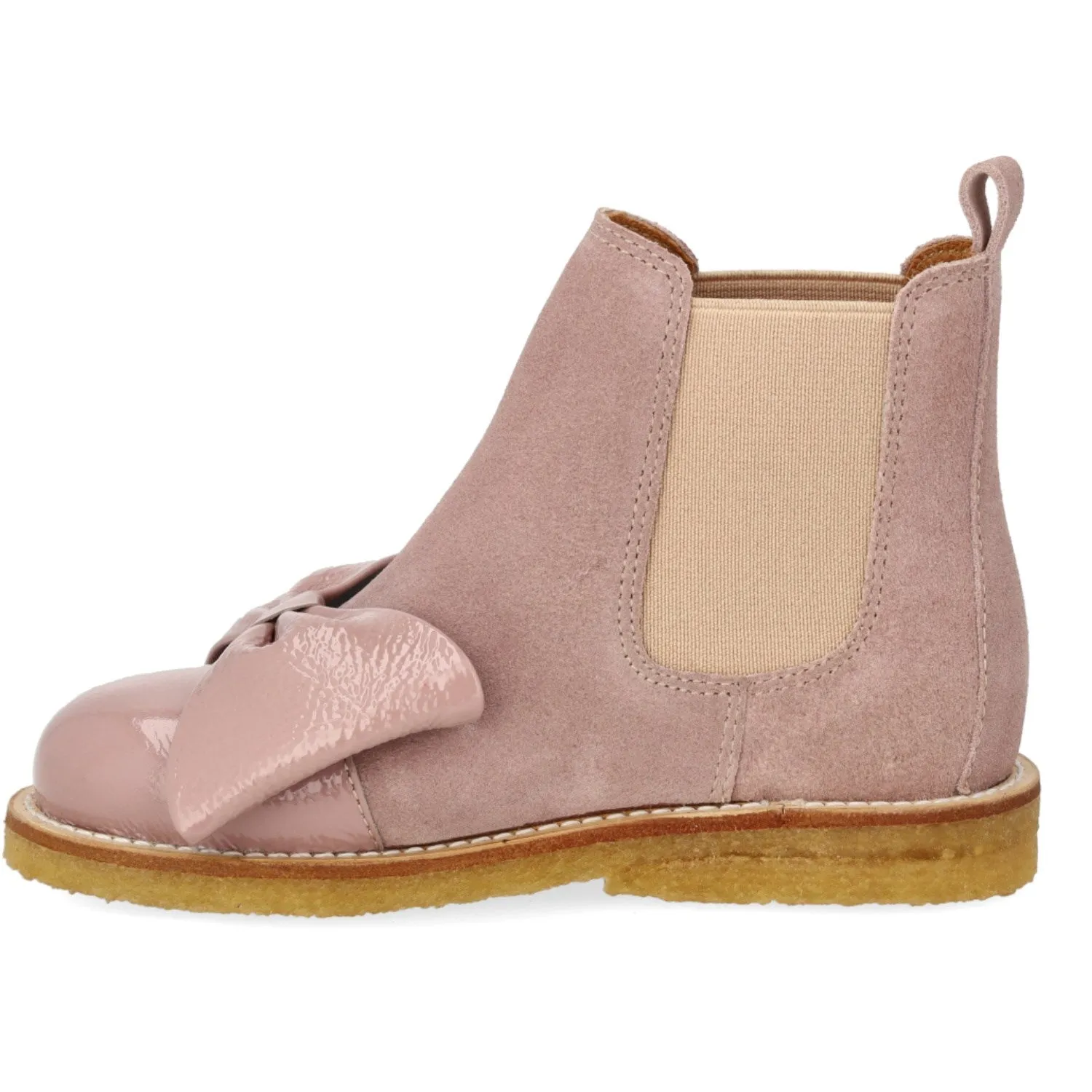 Angulus Faded Rose/Rose Elastic Chelsea Boot with Bow Cheap Western Boots