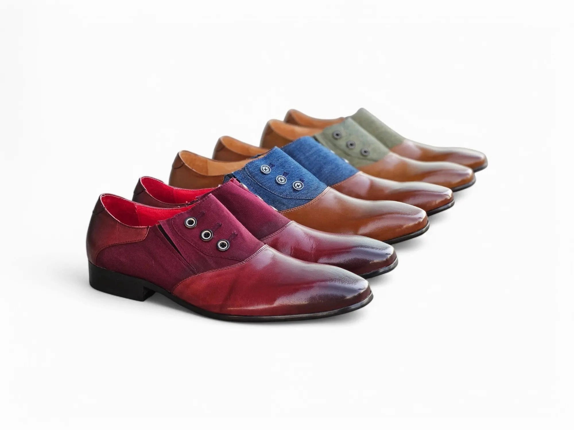 Button-up Slip-on Loafer Slip-on Shoes For Elderly