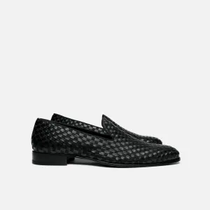 Caba Woven Formal Venetian Shoes Best Slip On Loafers