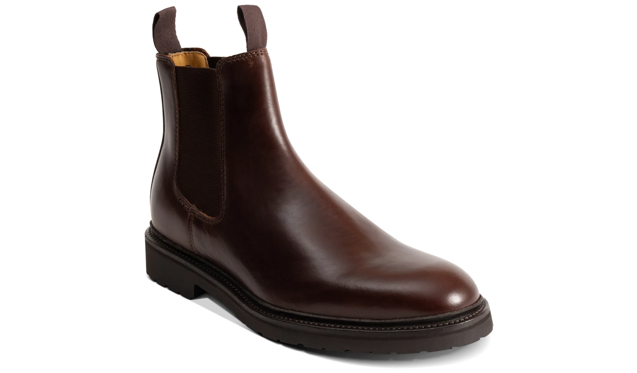Camborne - Brown Pull Up Sole Leather Boots