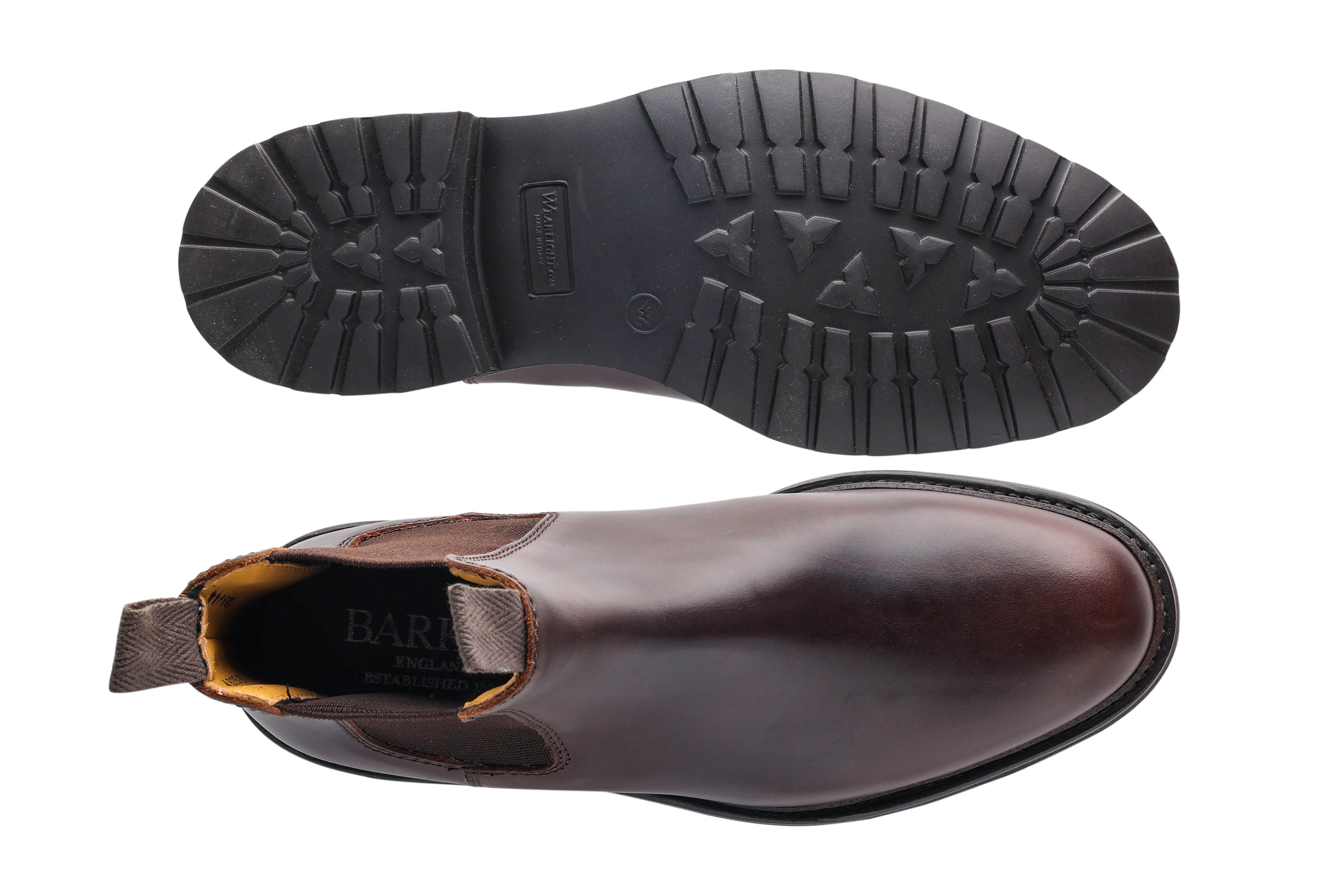 Camborne - Brown Pull Up Combat Leather Boots