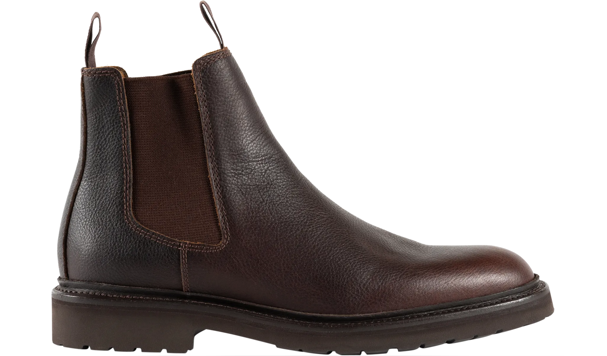 Camborne - Brown Pull Up Grain Sexy Cowgirl Boots