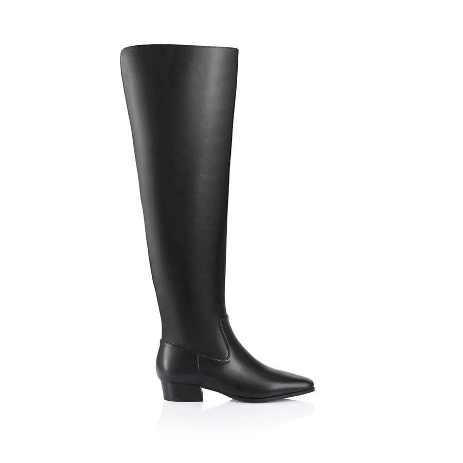 Boots In Summer Camden Thigh High Boots - Black