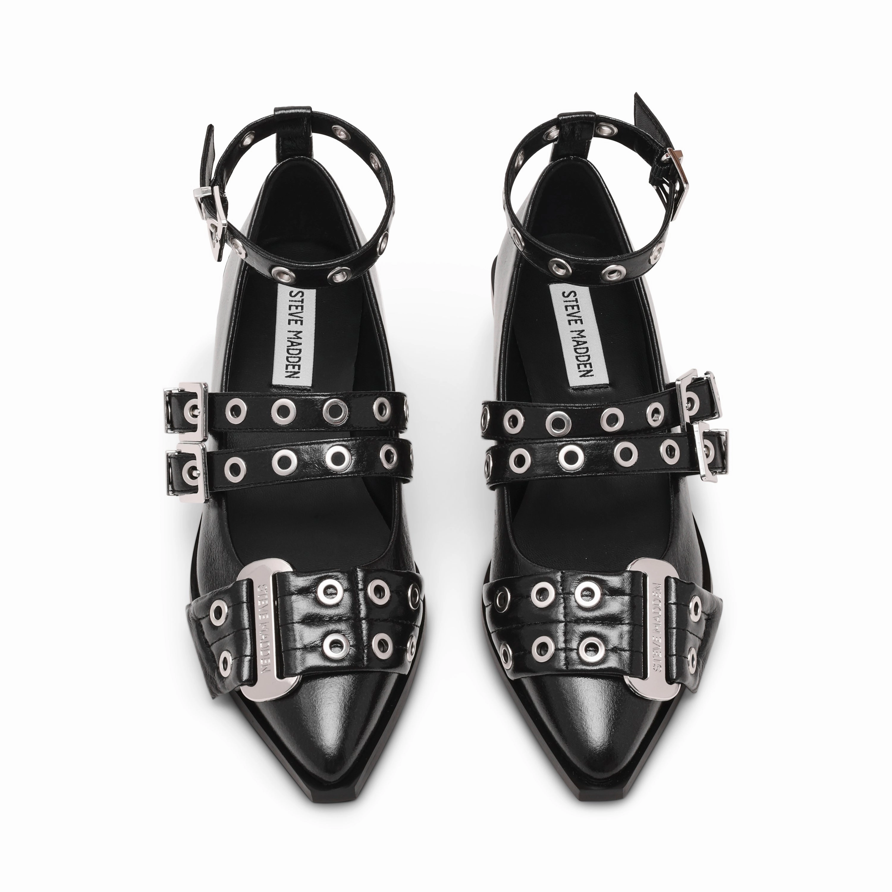 Grander Flat Shoe BLK CRINKLE China Flats Shoes