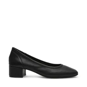 Flats Comfortable Shoes Mollie Flat Shoe BLACK LEATHER