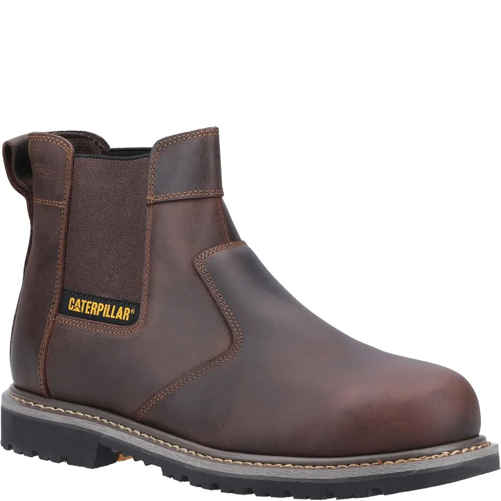 Caterpillar Powerplant Dealer Safety Boot Black Western Boots