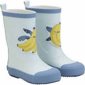 CeLaVi Blue Heaven Wellies Banana Jeans And Boots
