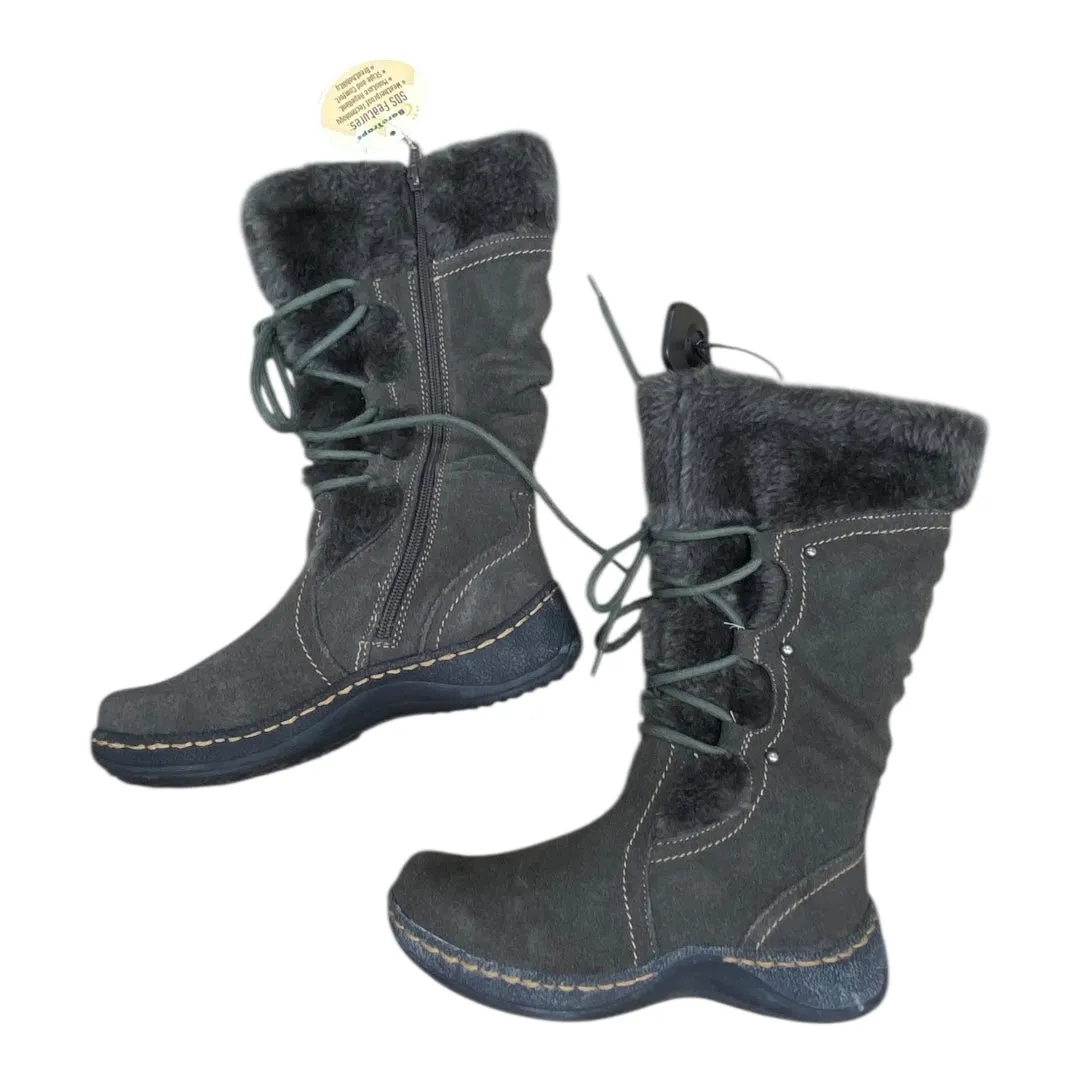 Boots Snow By Bare Traps In Grey, Size:6 Deicing Boots