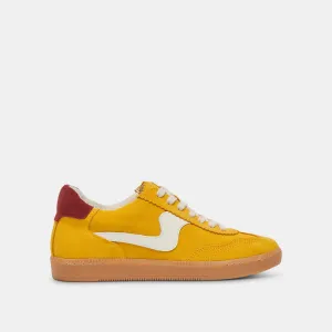 NOTICE SNEAKERS MUSTARD SUEDE Fringe Sneakers