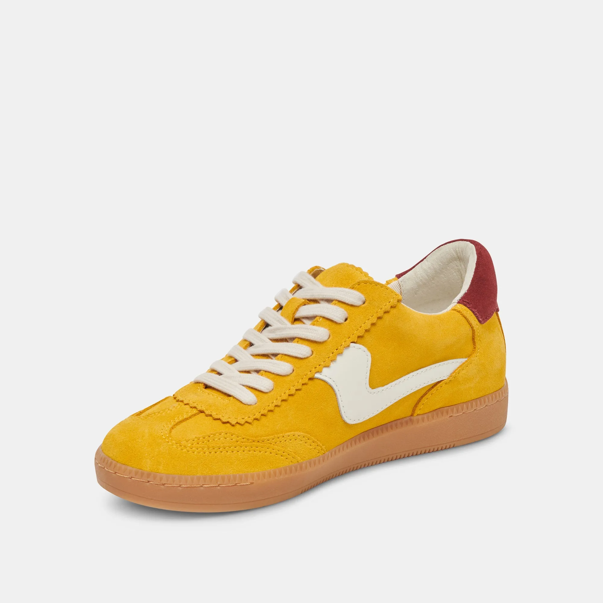 Sneakers With Star On Side NOTICE SNEAKERS MUSTARD SUEDE