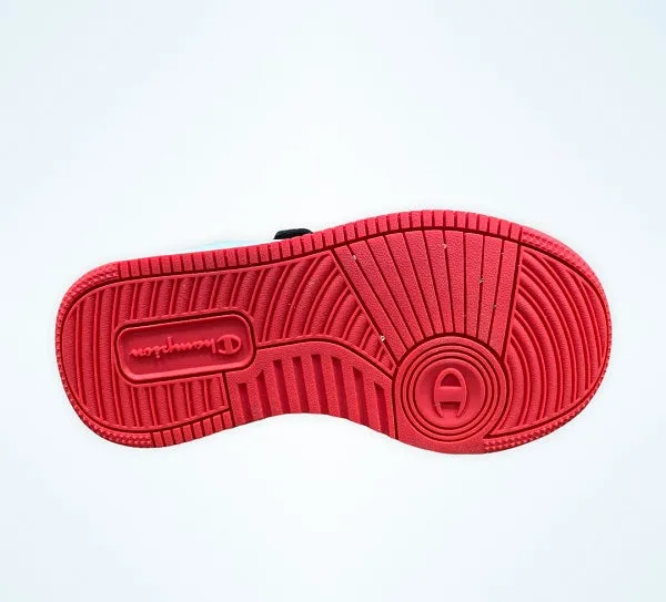 Champion scarpa sneakers da bambino Rebound 2.0 S32259-CHA-KK002 nero bianco rosso Waterproof High Top Sneakers