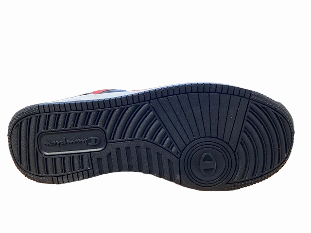 Asics Tennis Sneakers Champion Scarpa alta da uomo Rebound 2.0 Mid S21907 KK003 nero-bianco-rosso