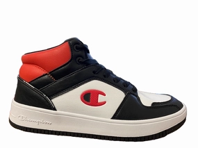 Dolce Gabbana Sneakers Champion Scarpa alta da uomo Rebound 2.0 Mid S21907 KK003 nero-bianco-rosso