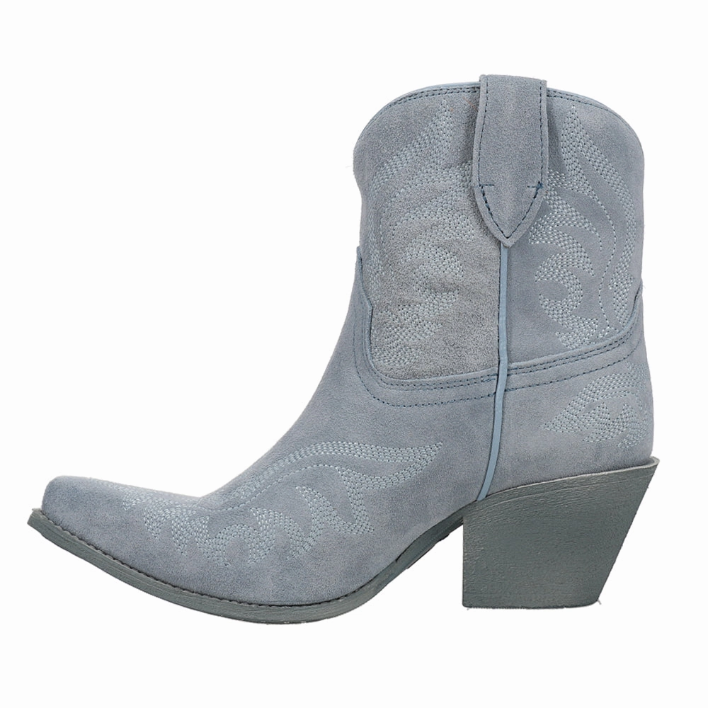 Chandler Embroidered Pointed Toe Pull On Cowboy Booties Off Brand Boots