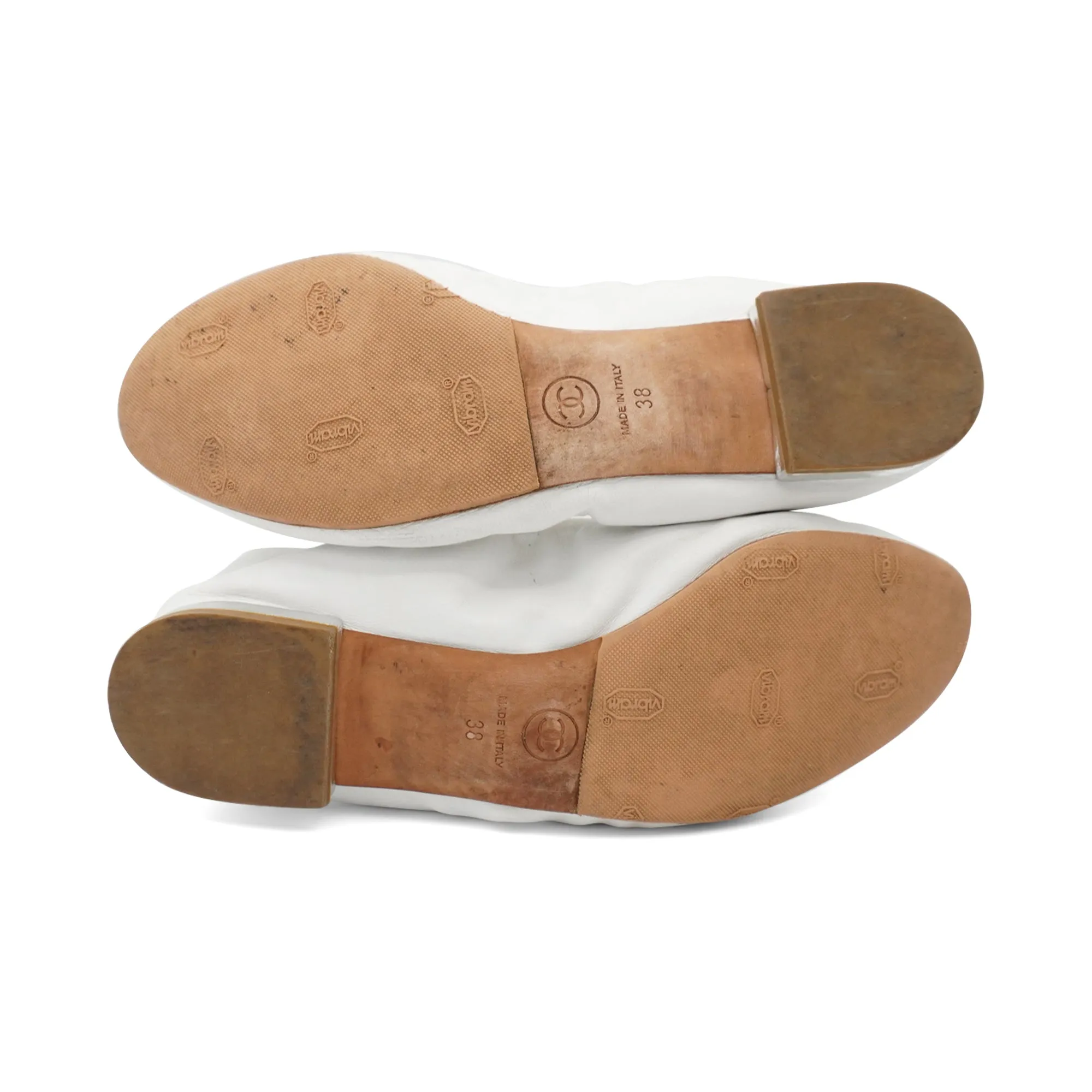 Spd Flat Shoes Chanel 'Camellia' Flats - Women's 38