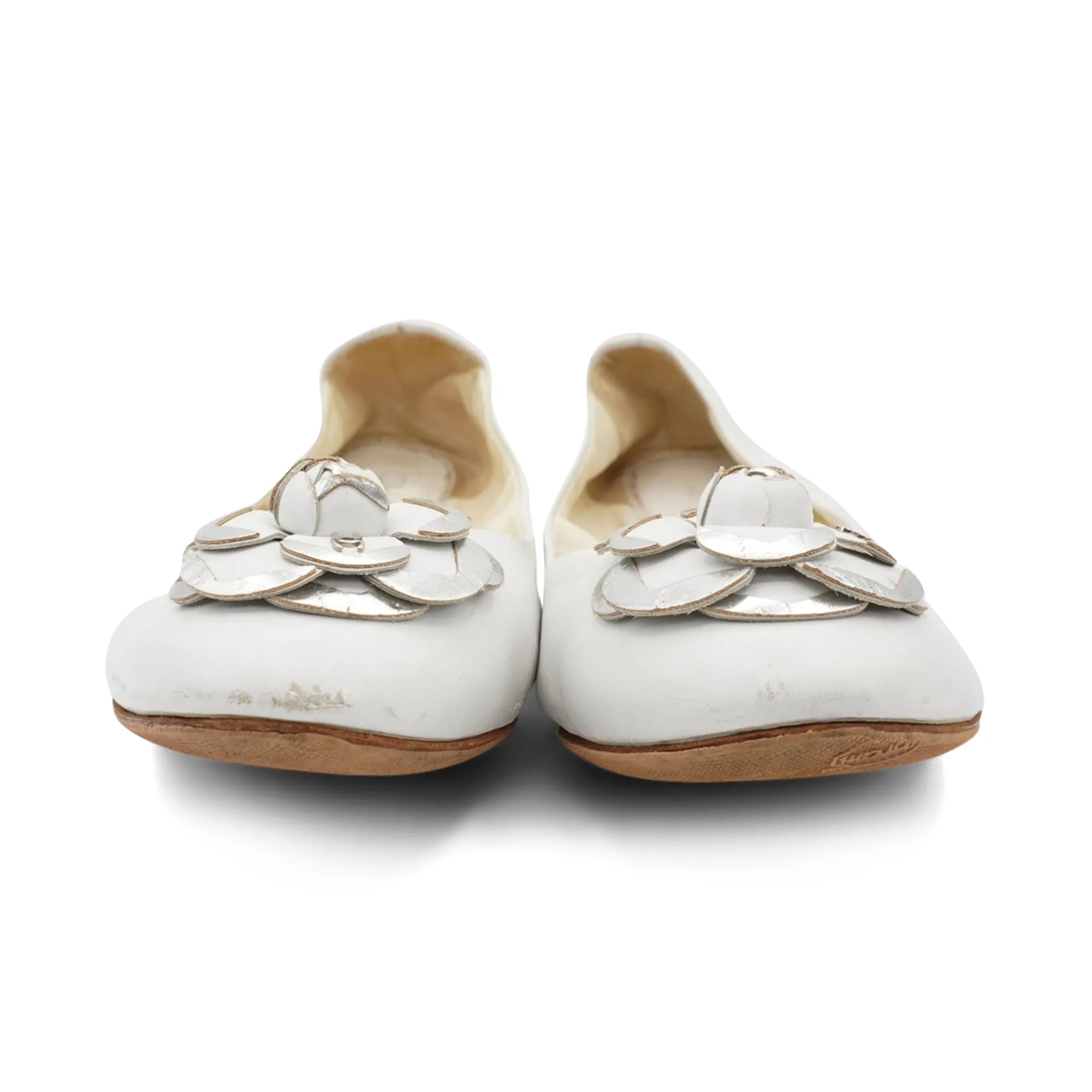 Chanel 'Camellia' Flats - Women's 38 Slingback Flat Shoes