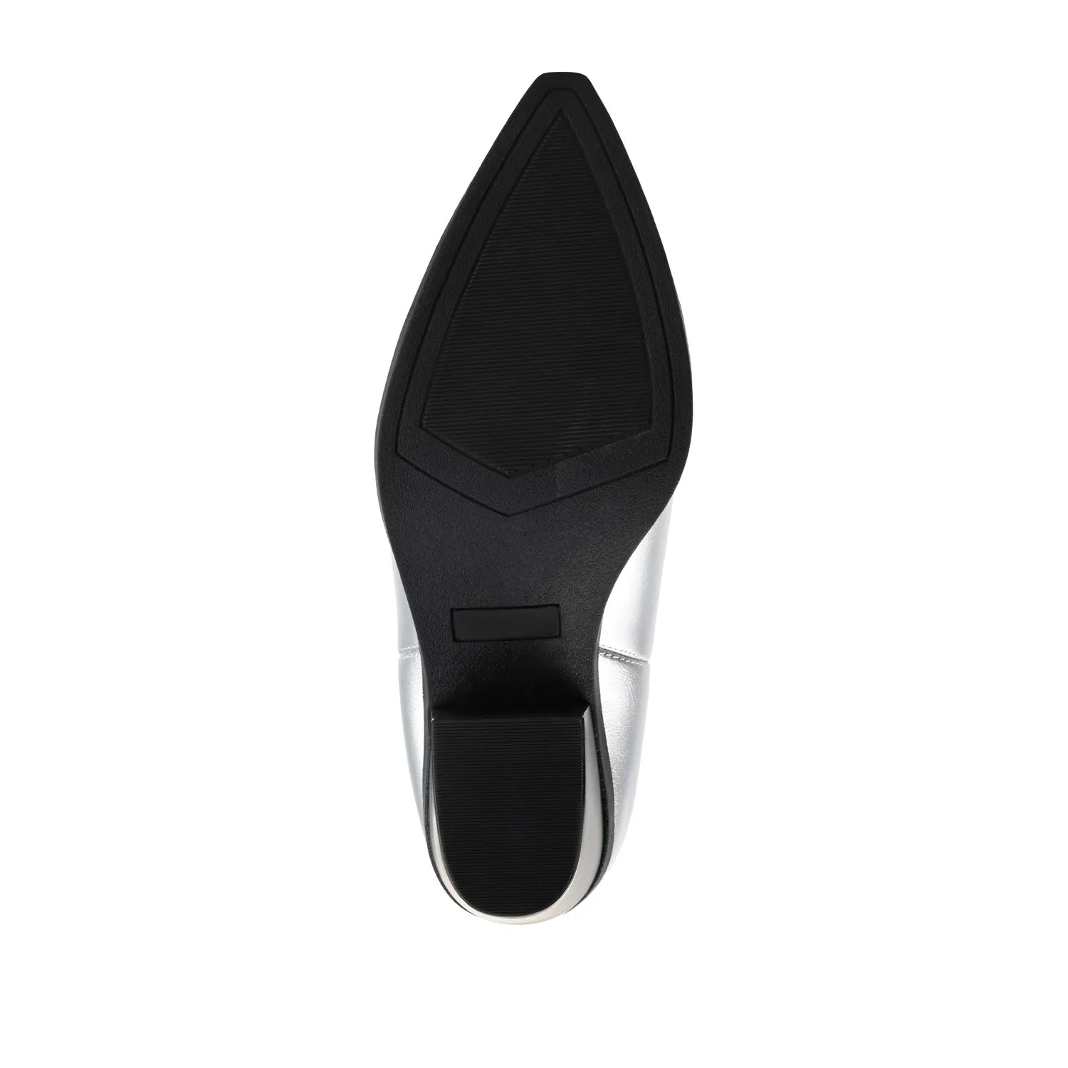 CHANTRY COWGIRL BOOTS IN VEGAN LEATHER Kitten Heel Leather Boots