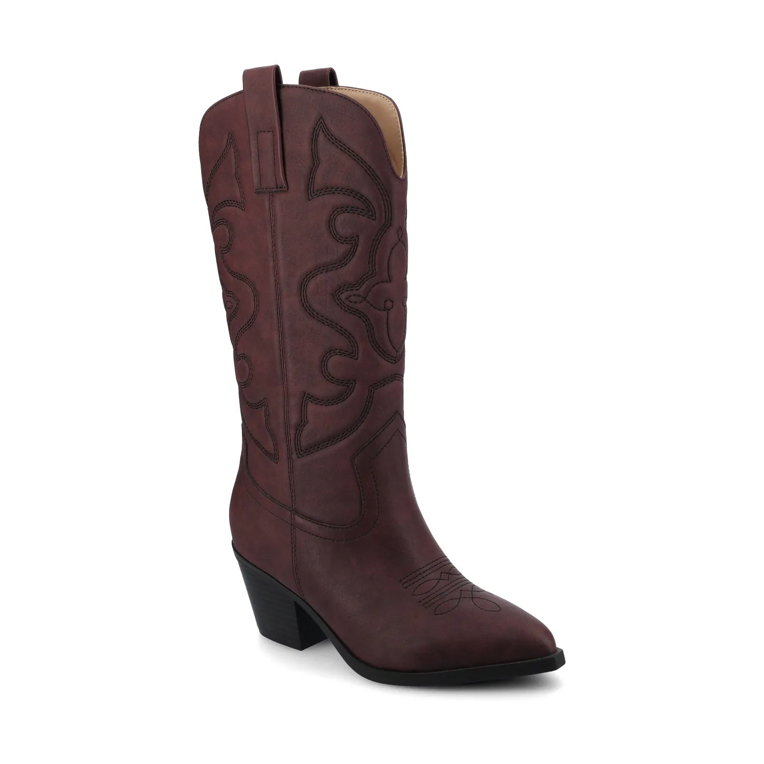 CHANTRY COWGIRL BOOTS IN VEGAN LEATHER
